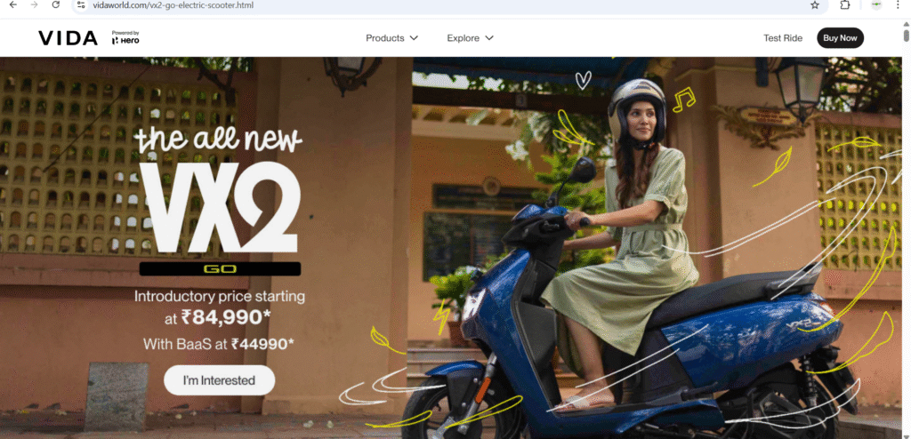 Hero vida VX2 Go