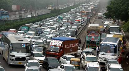 Gurugram Traffic Jam