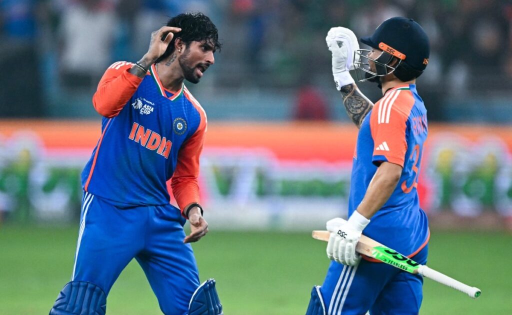 Rinku Singh winning shot