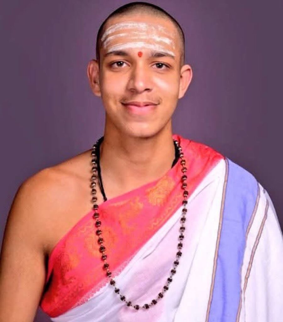 19-year-old Vedic scholar 